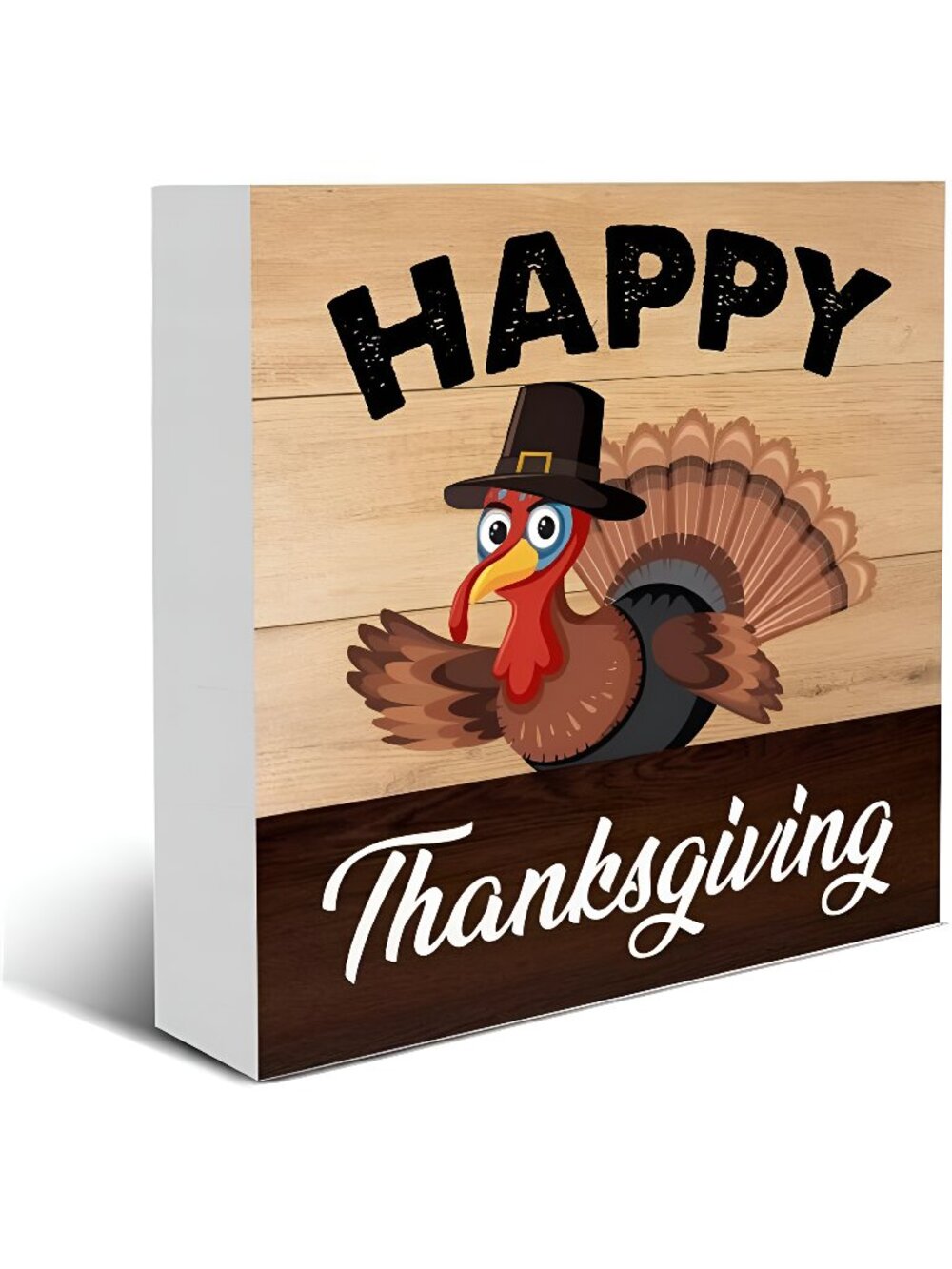 Thanksgiving Decor Happy Thanksgiving Wooden Sign Farmhouse Turkey Decorations